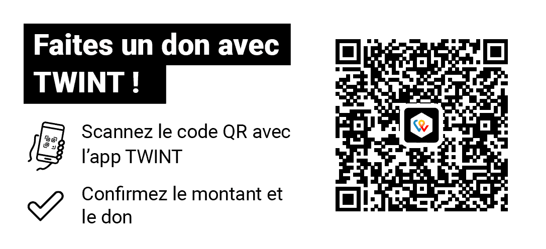 Make a donation with TWINT to the NGO AVEC