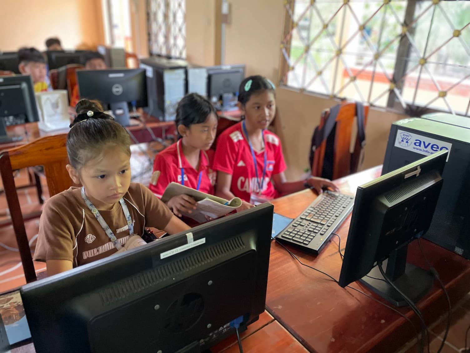 Freiwillige von AVEC, empfangen in Battambang